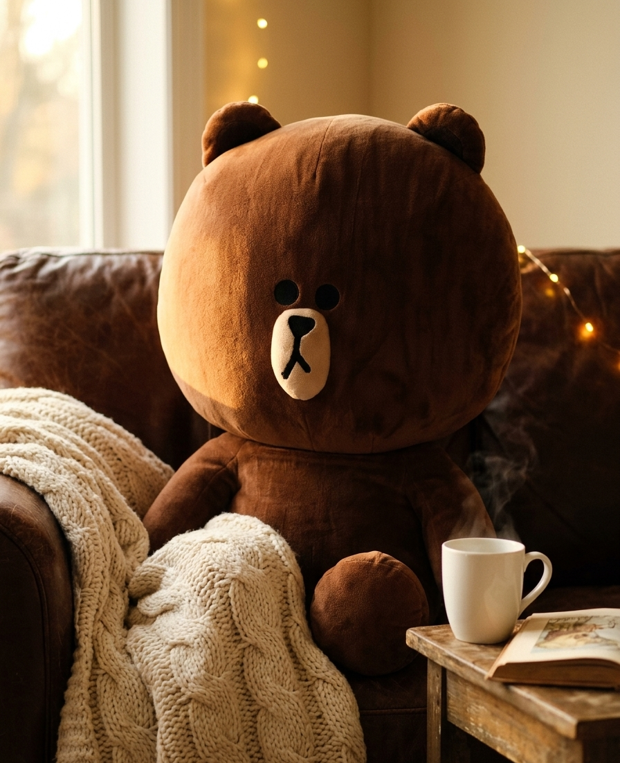 Brown — LINE Friends Giant Plush