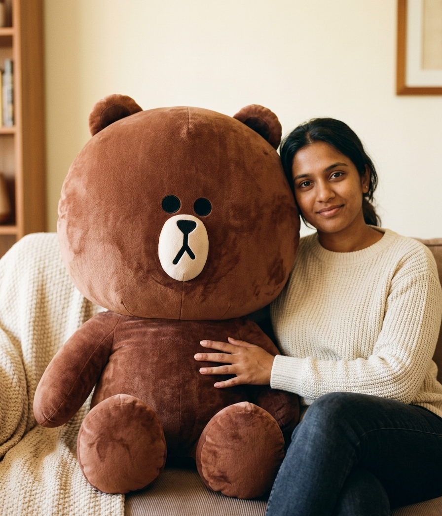 Brown — LINE Friends Giant Plush