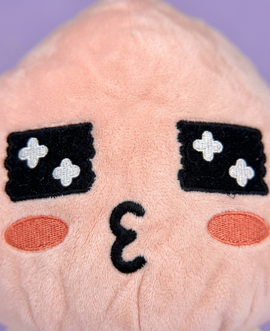 Apeach Kiss Plush — Kakao Friends
