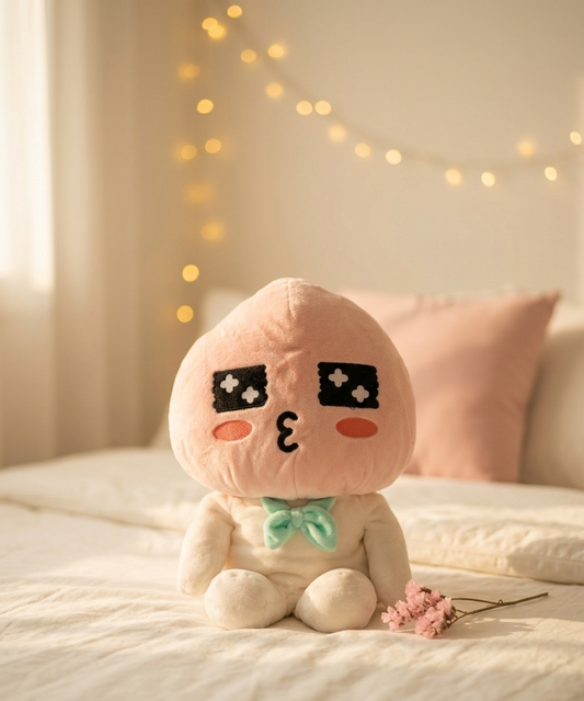 Apeach Kiss Plush — Kakao Friends